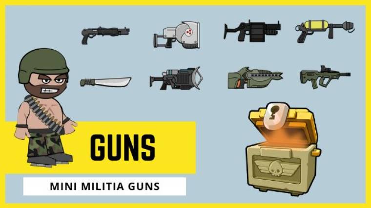 Mini Militia Guns