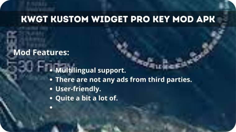 KWGT Kustom Widget Pro Key Mod Apk 1