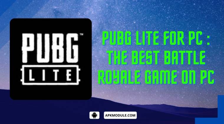 Pubg Lite For Pc : The Best Battle Royale Game On Pc