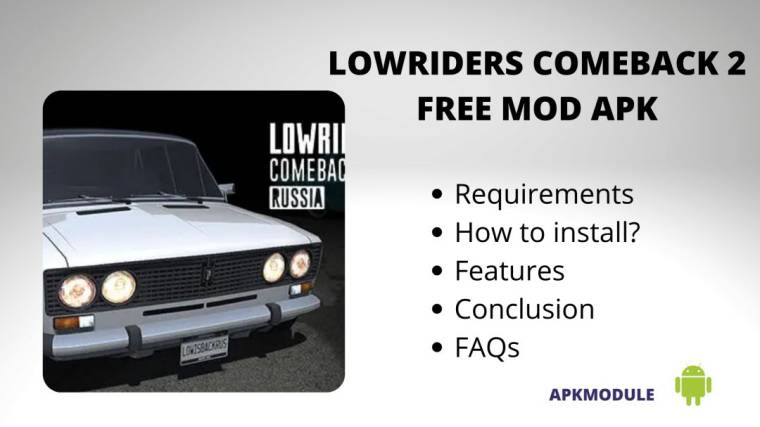 Lowriders Comeback 2 Free Mod Apk