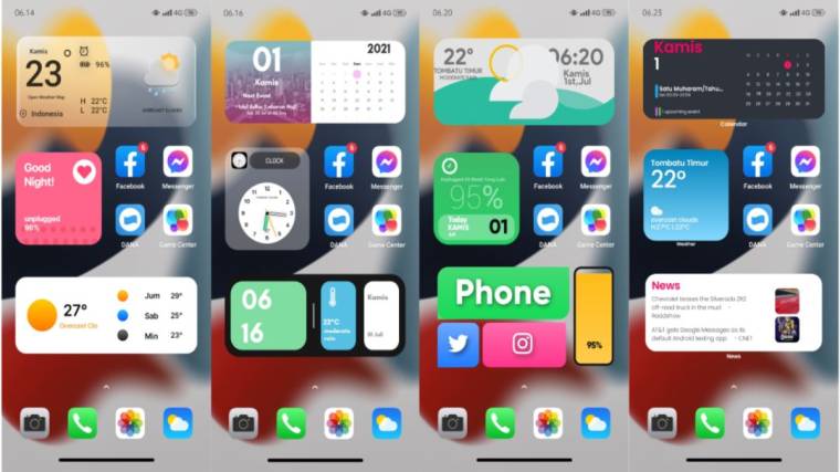 Widgets IOS 15 Mod APK