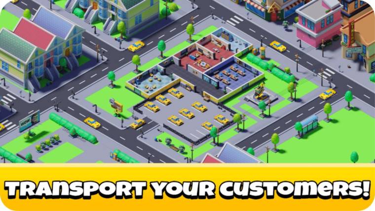 Idle Taxi Tycoon Mod APK