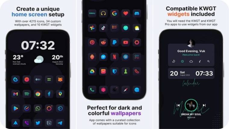 Nova Dark Icon Pack Mod Apk