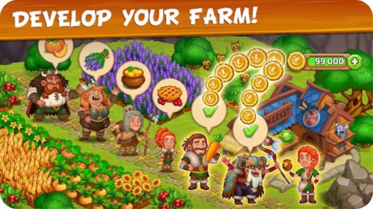 Vikings And Dragon Island Farm Mod Apk