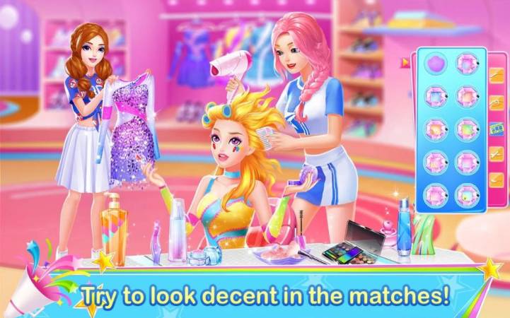 Customization In Cheerleader Superstar Apk
