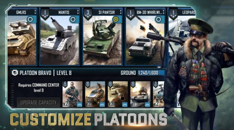 Customization Tools In War Commandar APK