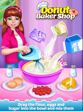HD Graphics Of Sweet Donut Maker Bakery APK