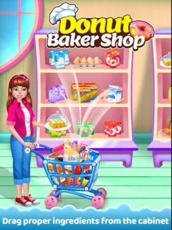 Kitchen Appliances In Sweet Donut Maker Bakery APK