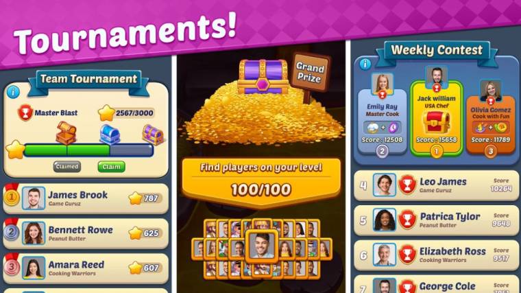 Participate In Leaderboard Challenges In My Cafe Shop Cooking Game